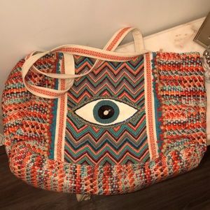 America and beyond evil eye tote